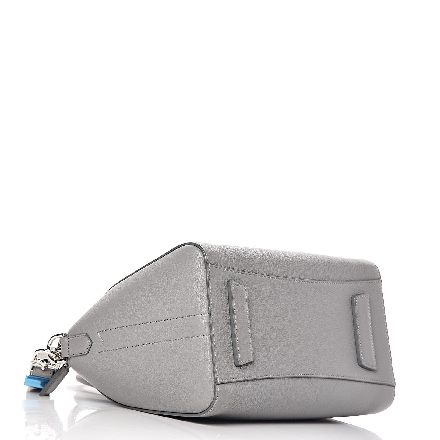 Sugar Goatskin Small Antigona Pearl Grey