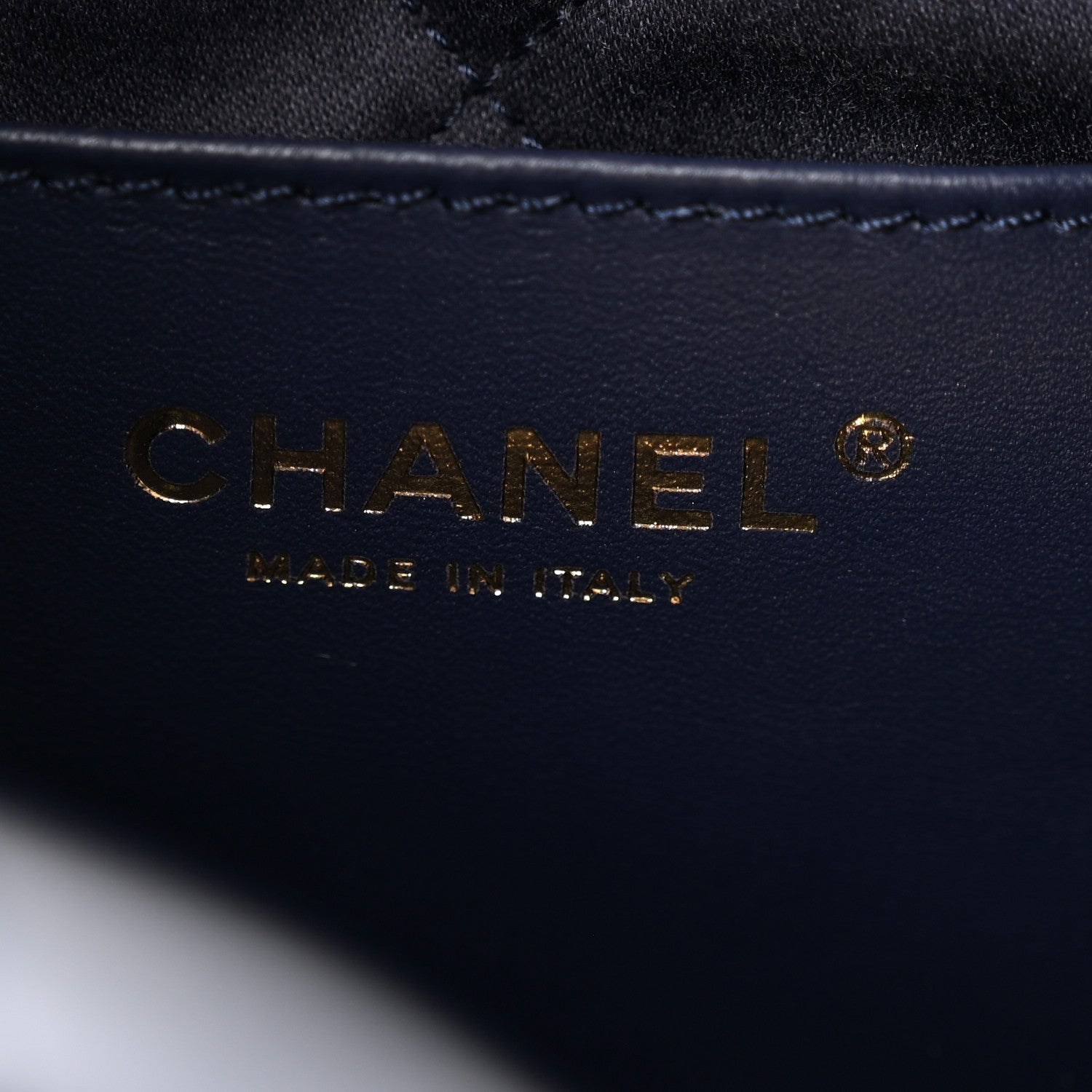 Chanel Shiny Calfskin Quilted Mini Chanel 22 Navy Blue 13 of 21