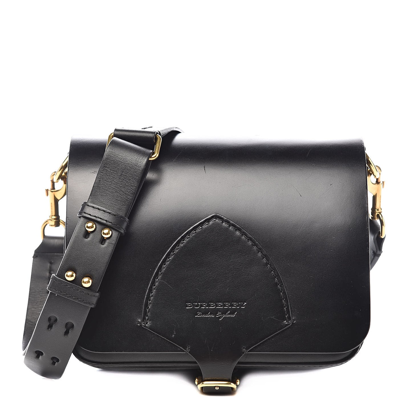 Supple Bridle Square Satchel Black