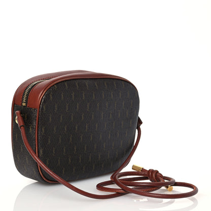 Saint Laurent Canvas Smooth Calfskin Le Monogramme Small Camera Bag Chestnut 2 of 18