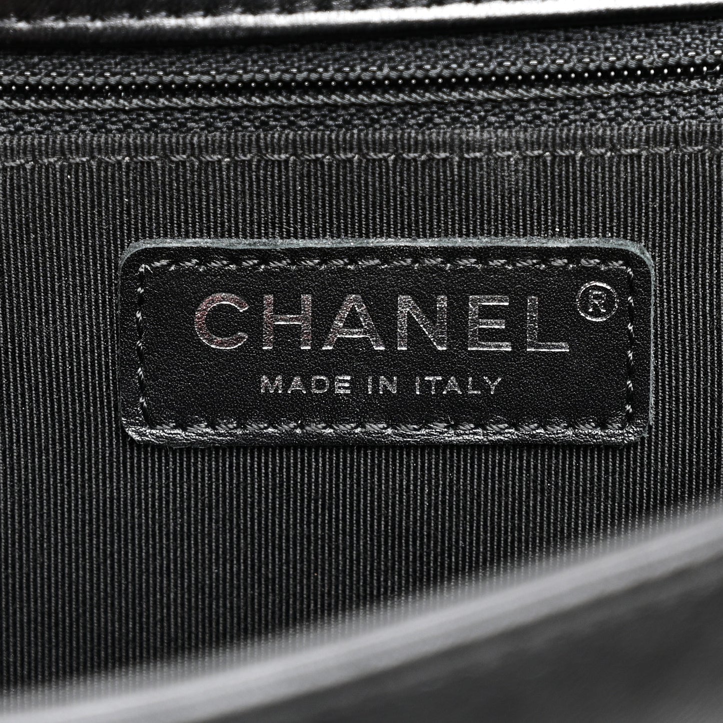 Lambskin Quilted New Medium Boy Flap Black