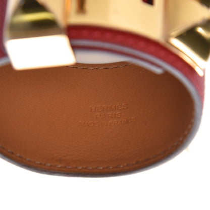 Hermes Epsom Collier de Chien CDC Bracelet S Rouge Casaque 4 of 8