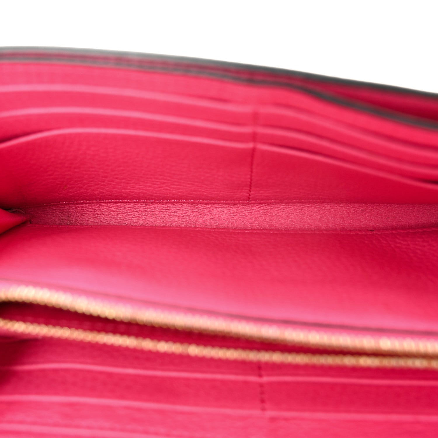 Valentino Garavani Metallic Pebbled Calfskin Rockstud Flap Wallet On Chain Peony 5 of 12