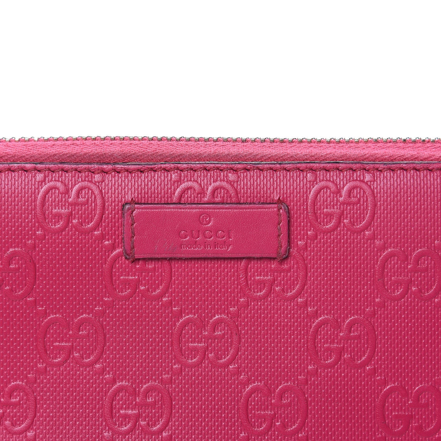 Gucci HIlary Lux GG Monogram Embossed Studded Zip Around Wallet Blossom 6 of 16