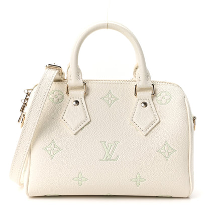 Louis Vuitton Empreinte Bi-Color Speedy 20 Milky White Green 1 of 10