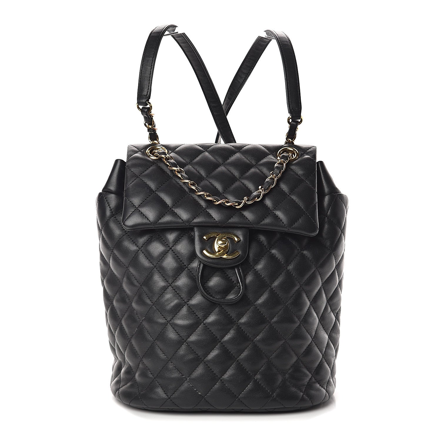 Chanel Lambskin Quilted Small Urban Spirit Backpack Black 1 of 9