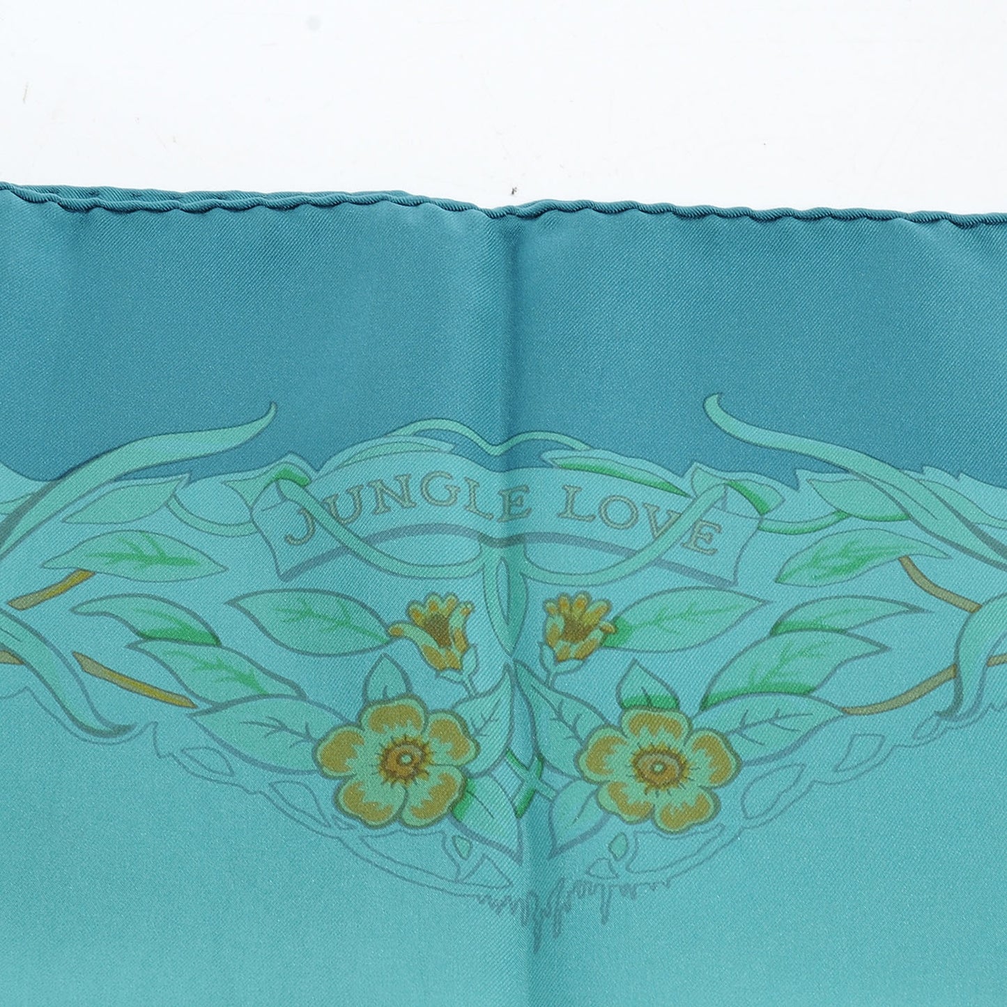 Silk Dip Dye Jungle Love Scarf 90