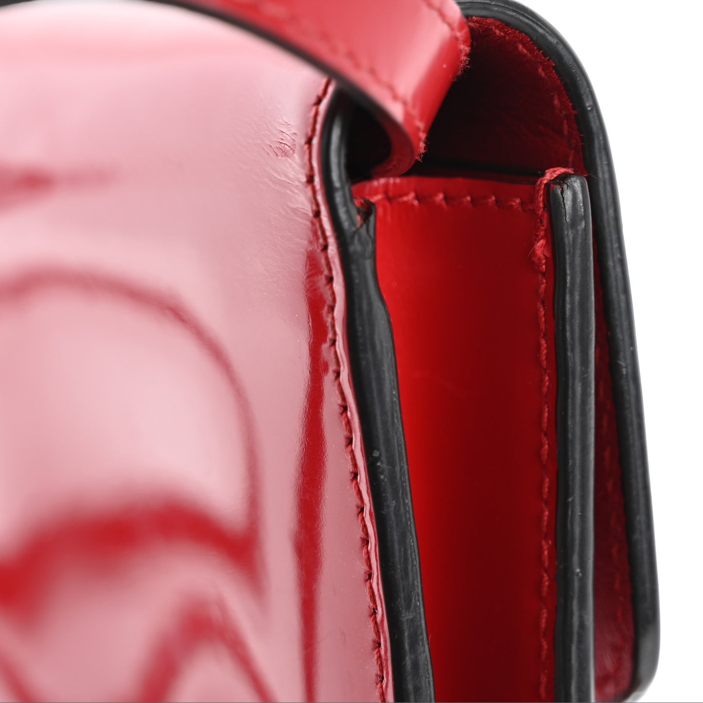 Shade Lux Calfskin Icon Wallet Hibiscus Red