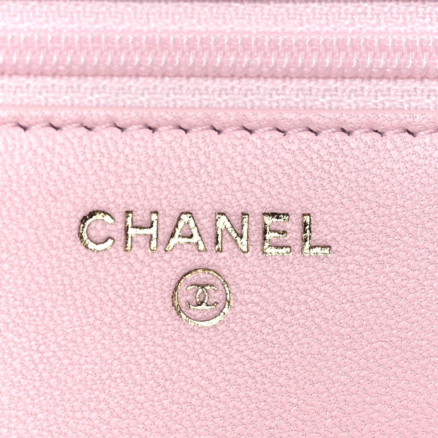 Chanel Lambskin Quilted Trendy Chain CC Wallet On Chain WOC Light Pink 6 of 14