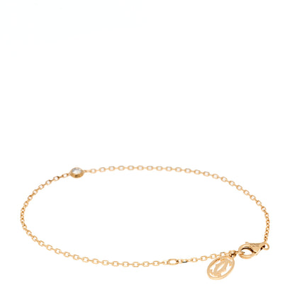 Cartier 18K Yellow Gold Diamond SM D'Amour Bracelet 2 of 5
