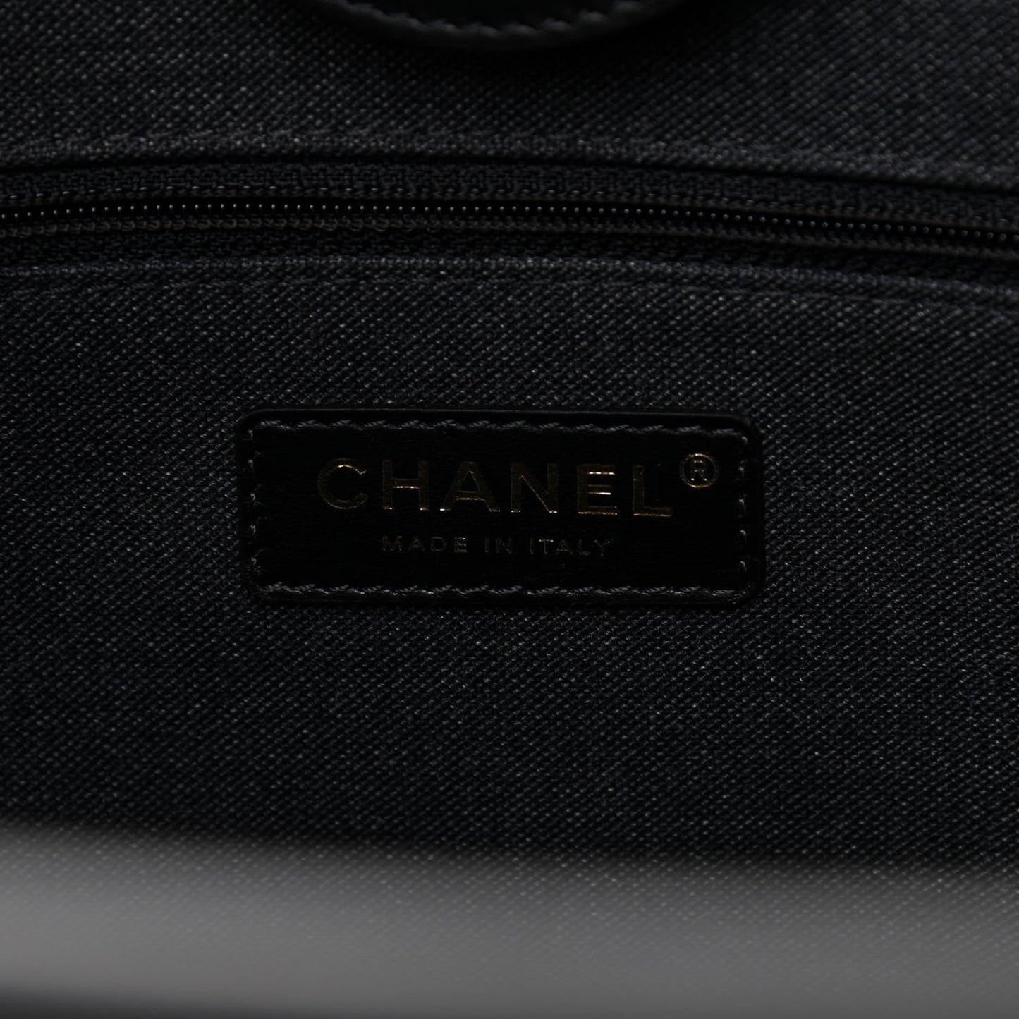 Calfskin Medium Deauville Tote Black