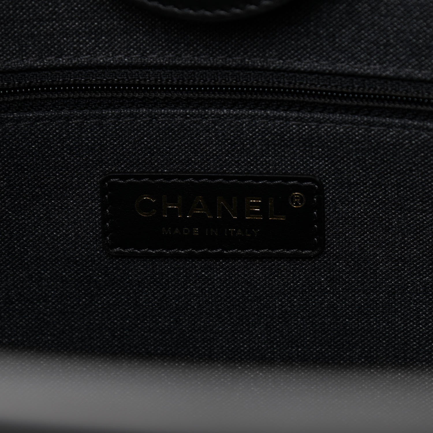 Chanel Calfskin Medium Deauville Tote Black 6 of 9