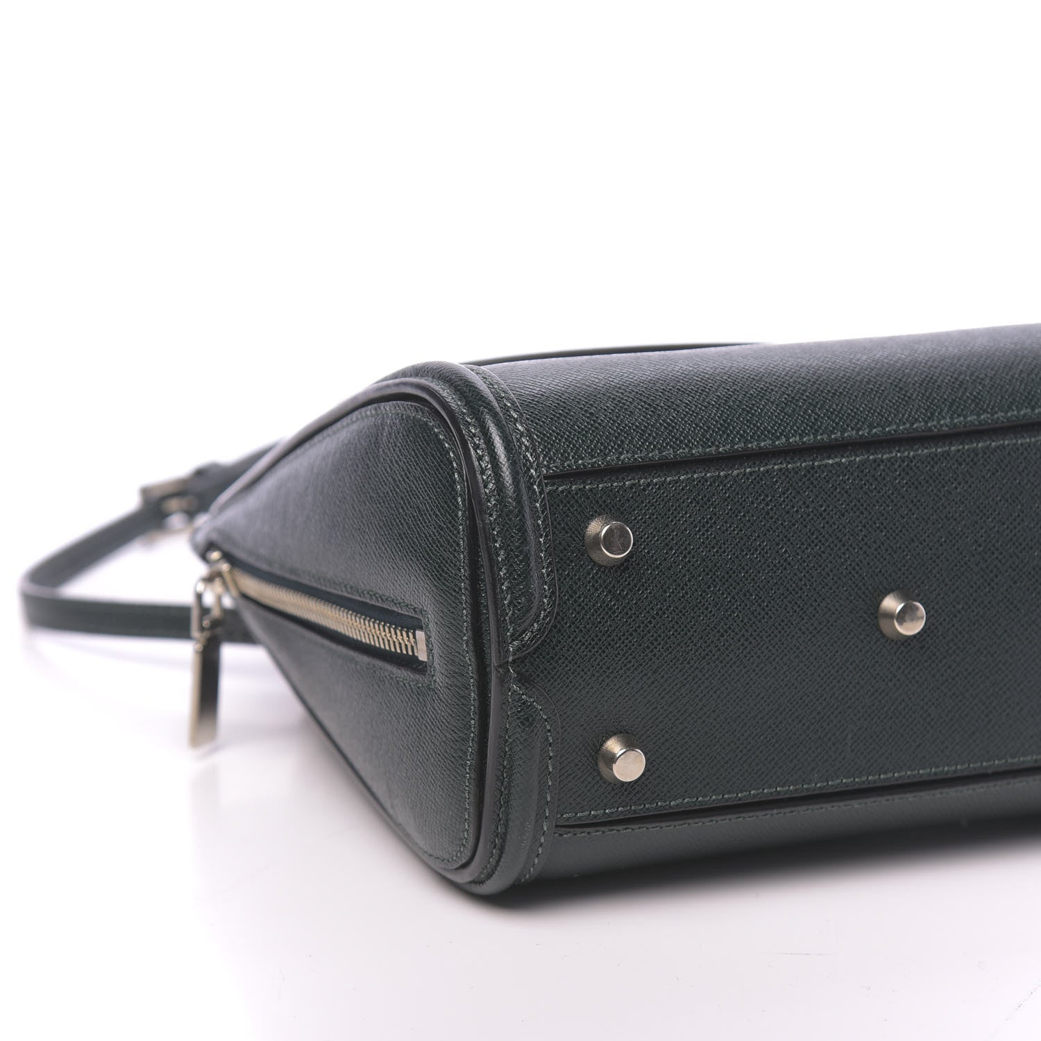 Alexander McQueen Grain Calfskin Mini Heroine Military Green 12 of 13