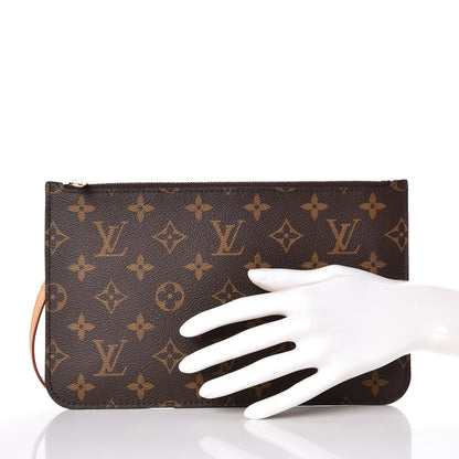 Louis Vuitton Monogram Neverfull MM GM Pochette 2 of 7