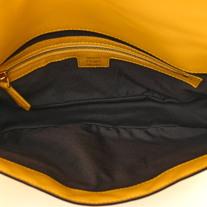 Fendi Nappa FF 1974 Embossed Baguette Mimosa 5 of 10