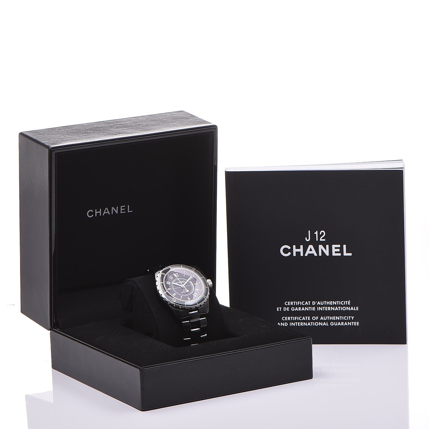 Chanel Stainless Steel Ceramic 38mm J12 Automatic Watch Black 6 of 6