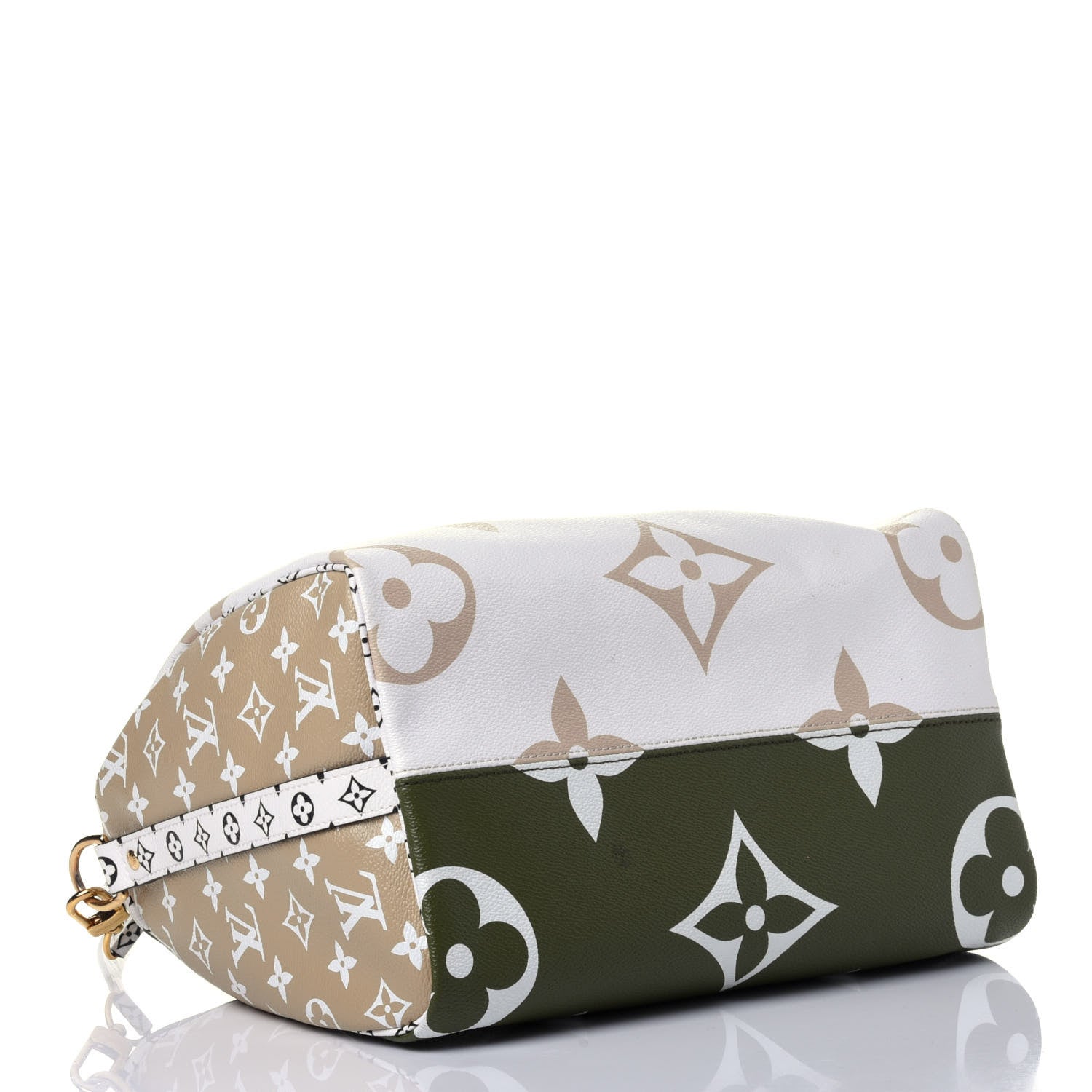 Louis Vuitton Monogram Giant Speedy Bandouliere 30 Kaki Beige 5 of 14