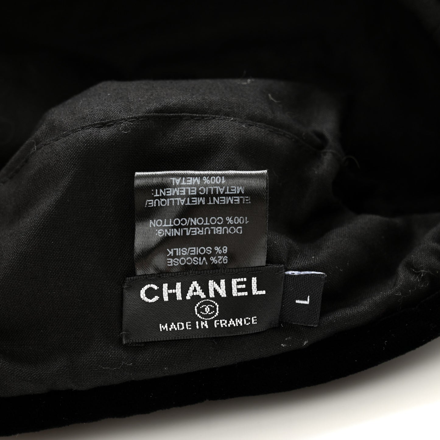 Velvet Beret Hat Black