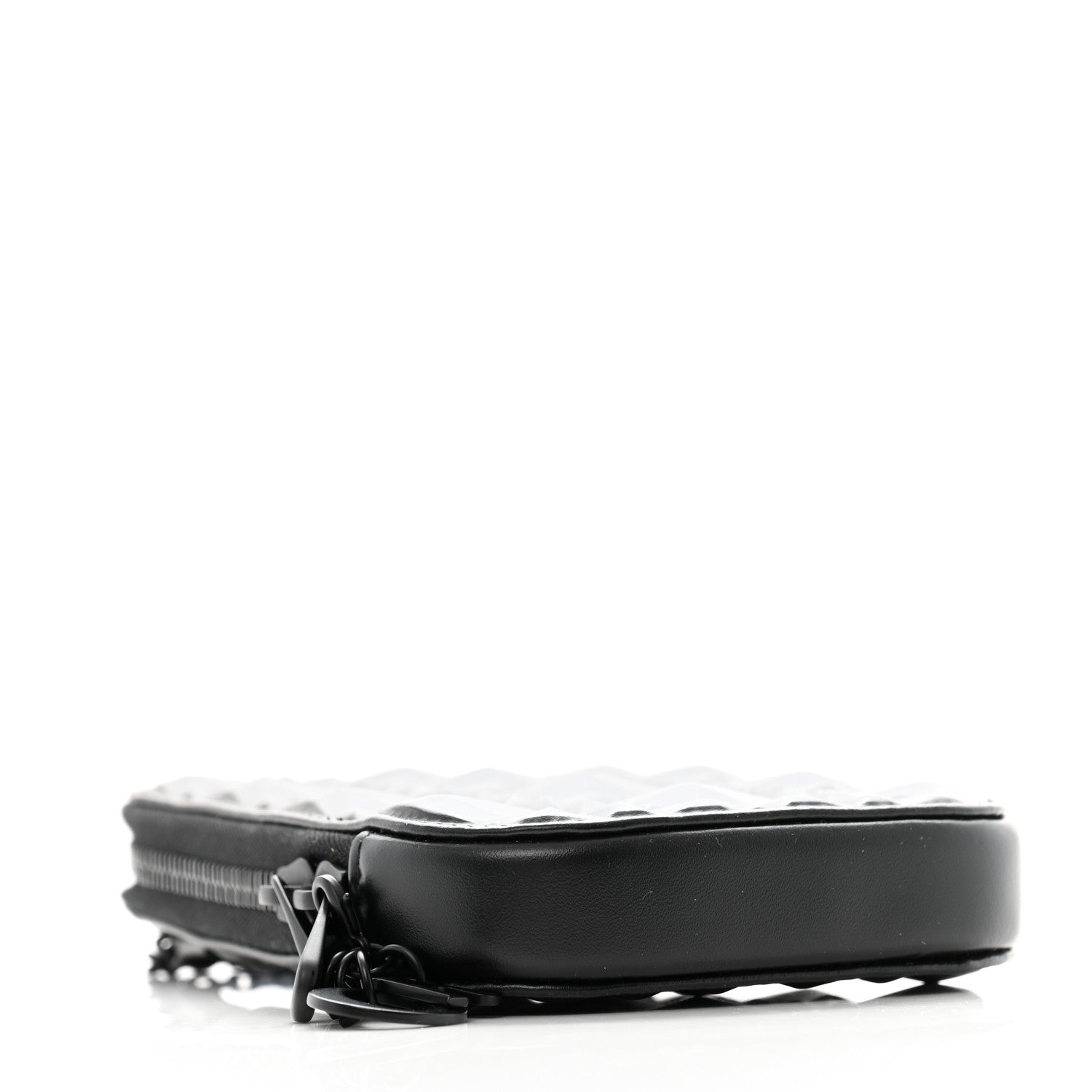 Christian Dior Calfskin Cannage Diamond Cannage Phone Holder Black 4 of 13