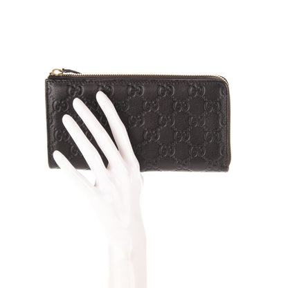 Gucci Guccissima Vitello Tender Donna Long Wallet Testa di Moro 2 of 7