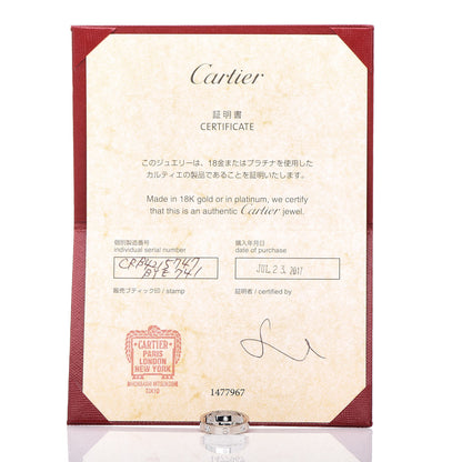 Cartier 18K White Gold 6 Diamonds LOVE Ring 47 4 6 of 6
