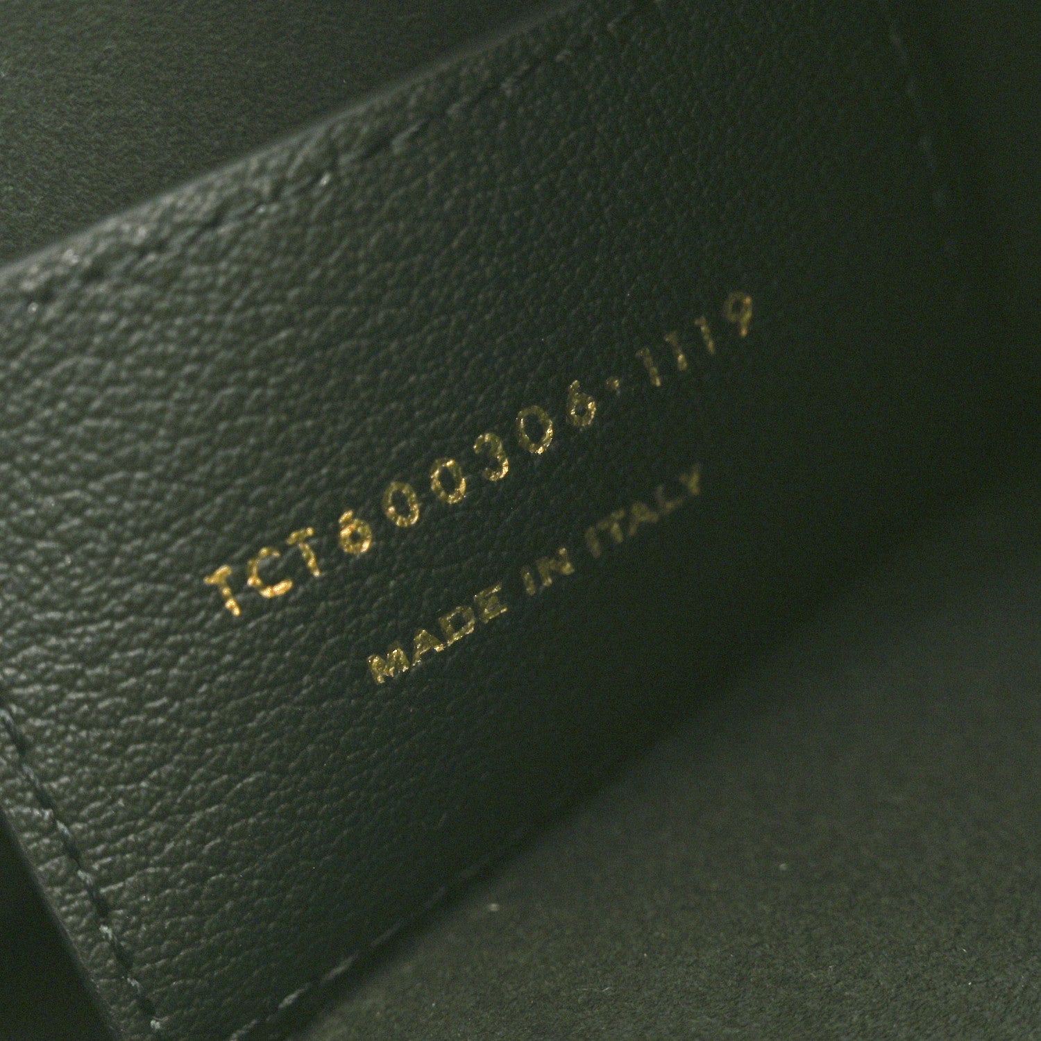 Saint Laurent Calfskin North-South Shopping Tote Green 8 of 12