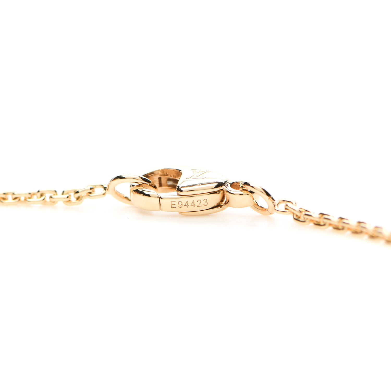 Louis Vuitton 18K Yellow Gold Diamond Idylle Blossom LV Pendant Necklace 6 of 7