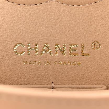Chanel Caviar Quilted Small Double Flap Beige 6 of 10