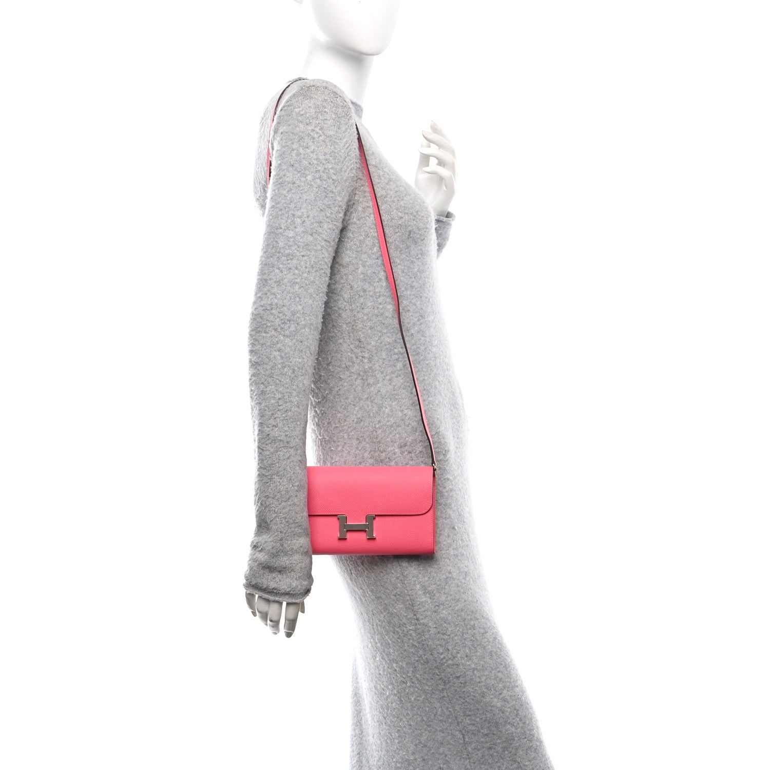 Hermes Epsom Constance Wallet To Go Rose Azalee 2 of 11