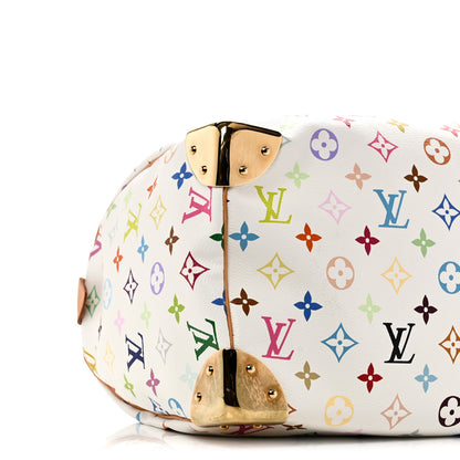 Louis Vuitton Monogram Multicolor Speedy 30 White 7 of 8