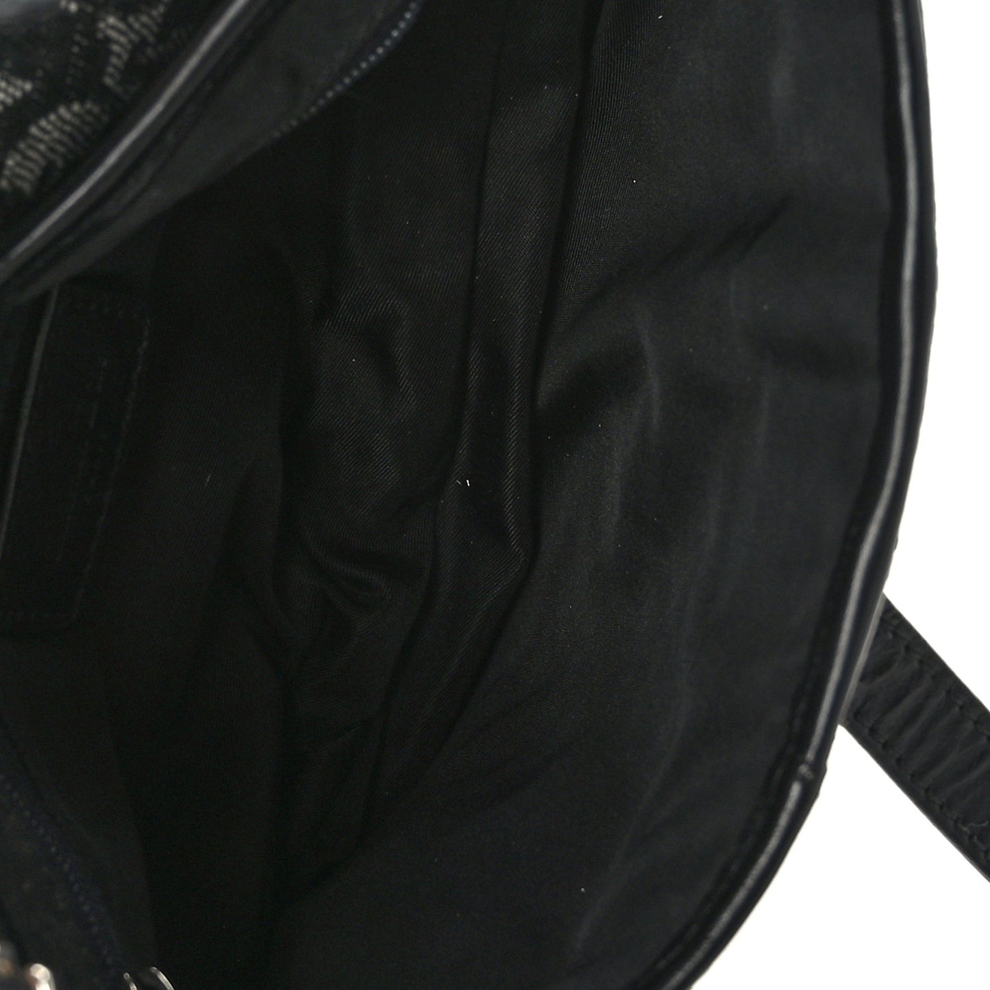 Monogram Saddle Bag Black