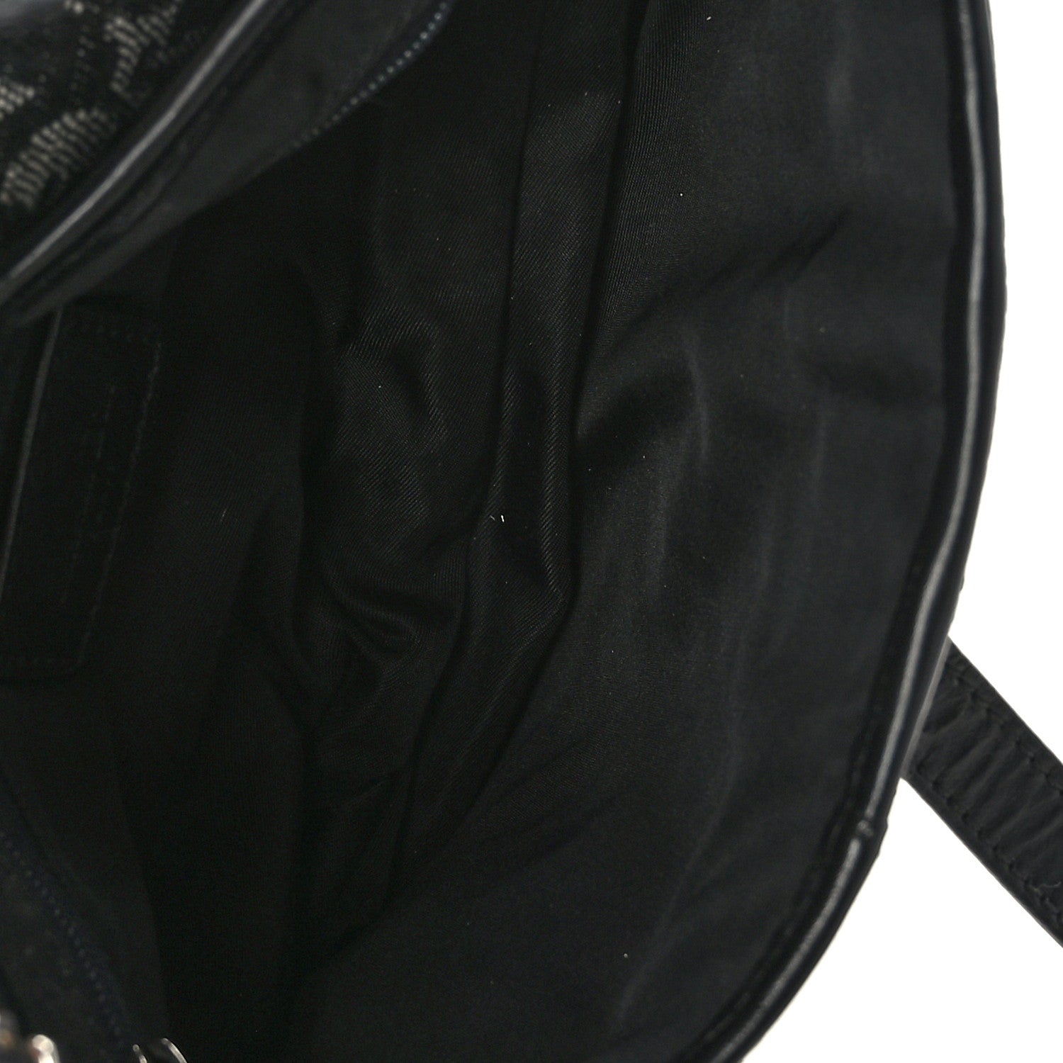Christian Dior Monogram Saddle Bag Black 5 of 10