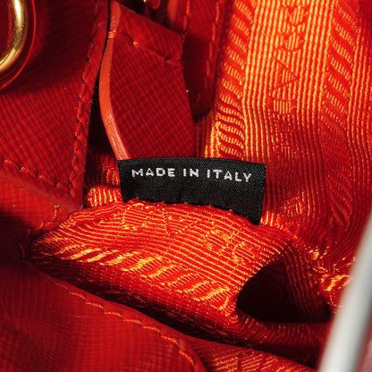 Prada Saffiano Vernice Shopping Tote Arancio 9 of 12