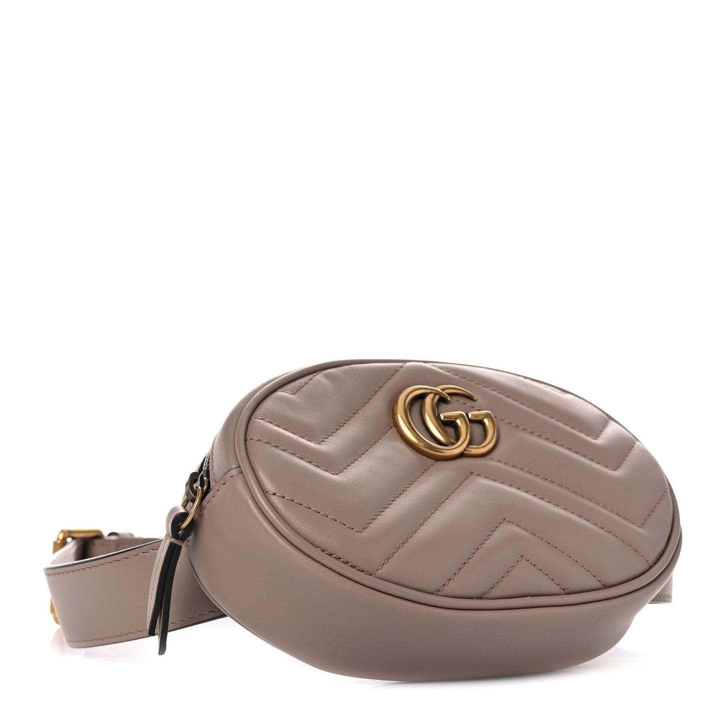 Calfskin Matelasse GG Marmont Belt Bag 85 34 Porcelain Rose