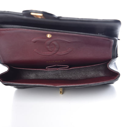 Chanel Lambskin Quilted Medium Double Flap Black 5 of 13