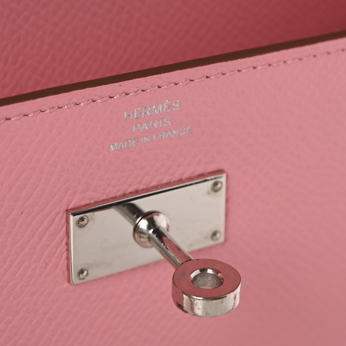 Epsom Kelly Longue Wallet Rose Confetti