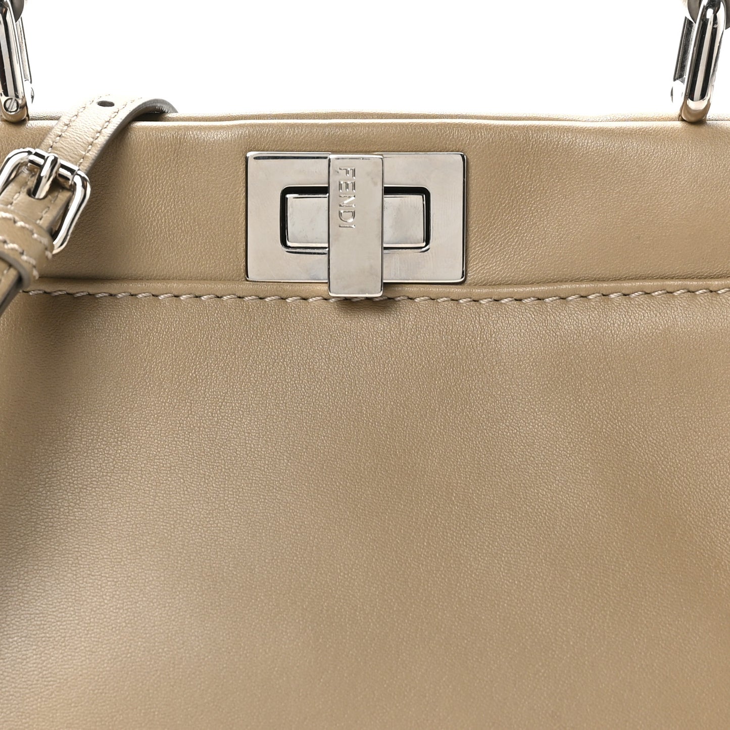 Nappa Mini Peekaboo Iconic Satchel Tortora
