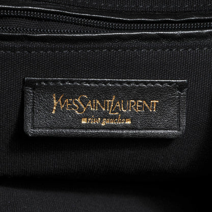 Saint Laurent Patent Crocodile Embossed Medium Downtown Tote 8 of 9