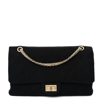 Chanel Jersey Quilted 2.55 Reissue 227 Flap Black 1 of 13