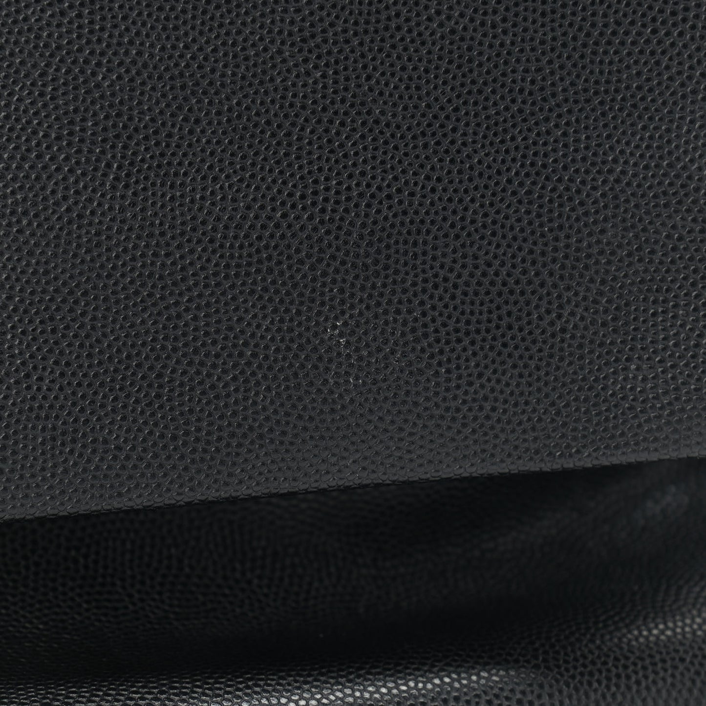 Grain De Poudre Medium West Hollywood Monogram Fold-Over Black
