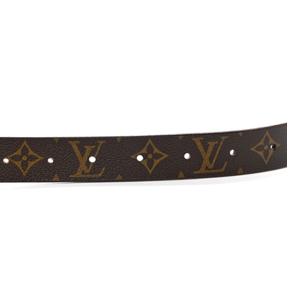 Louis Vuitton Monogram Ceinture Belt Gold Buckle 90 36 7 of 8