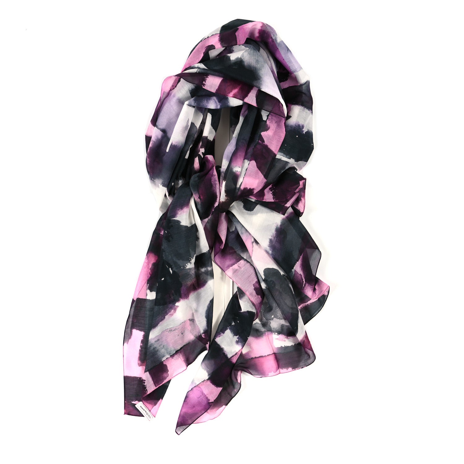 Alexander McQueen Satin Scarf Multicolor 1 of 3
