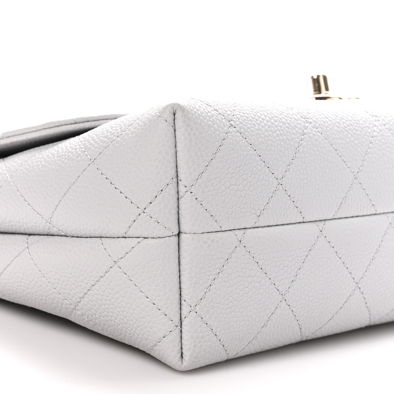 Chanel Caviar Quilted City Walk Flap Light Grey 9 of 10