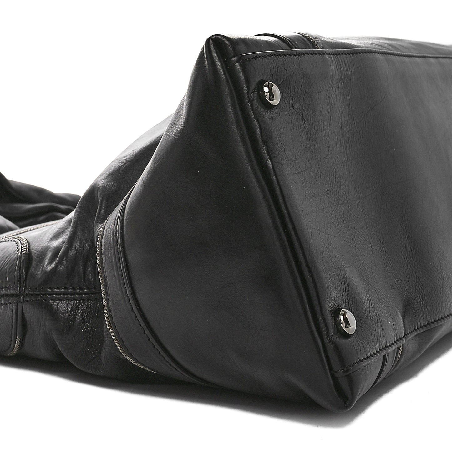 Lambskin East West Soho Shopper Black