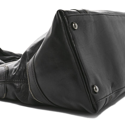 Chanel Lambskin East West Soho Shopper Black 9 of 10