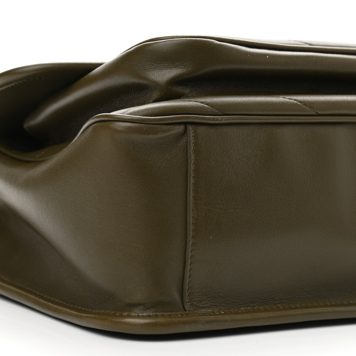 Lambskin Matelasse Monogram Medium Niki Chain Satchel Seaweed