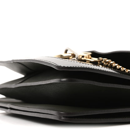 Chloe Patent Medium Faye Shoulder Bag Deep Forest 10 of 10