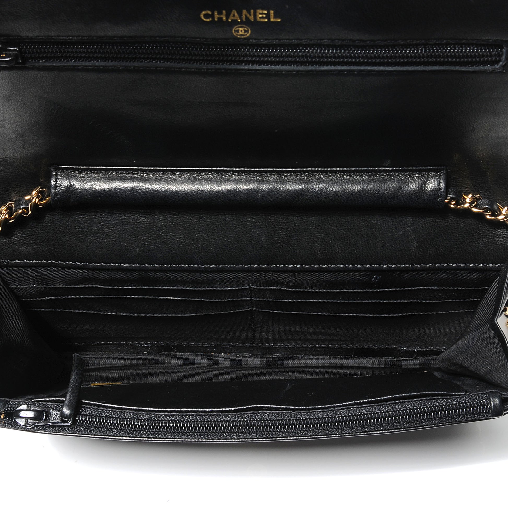 Chanel Caviar Wallet on Chain WOC Black 7 of 7