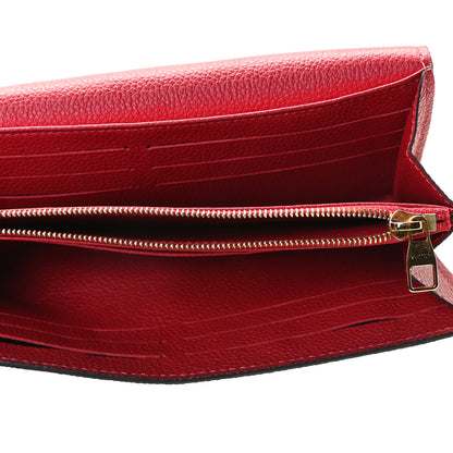 Louis Vuitton Empreinte Sarah Wallet Red Scarlet 6 of 9