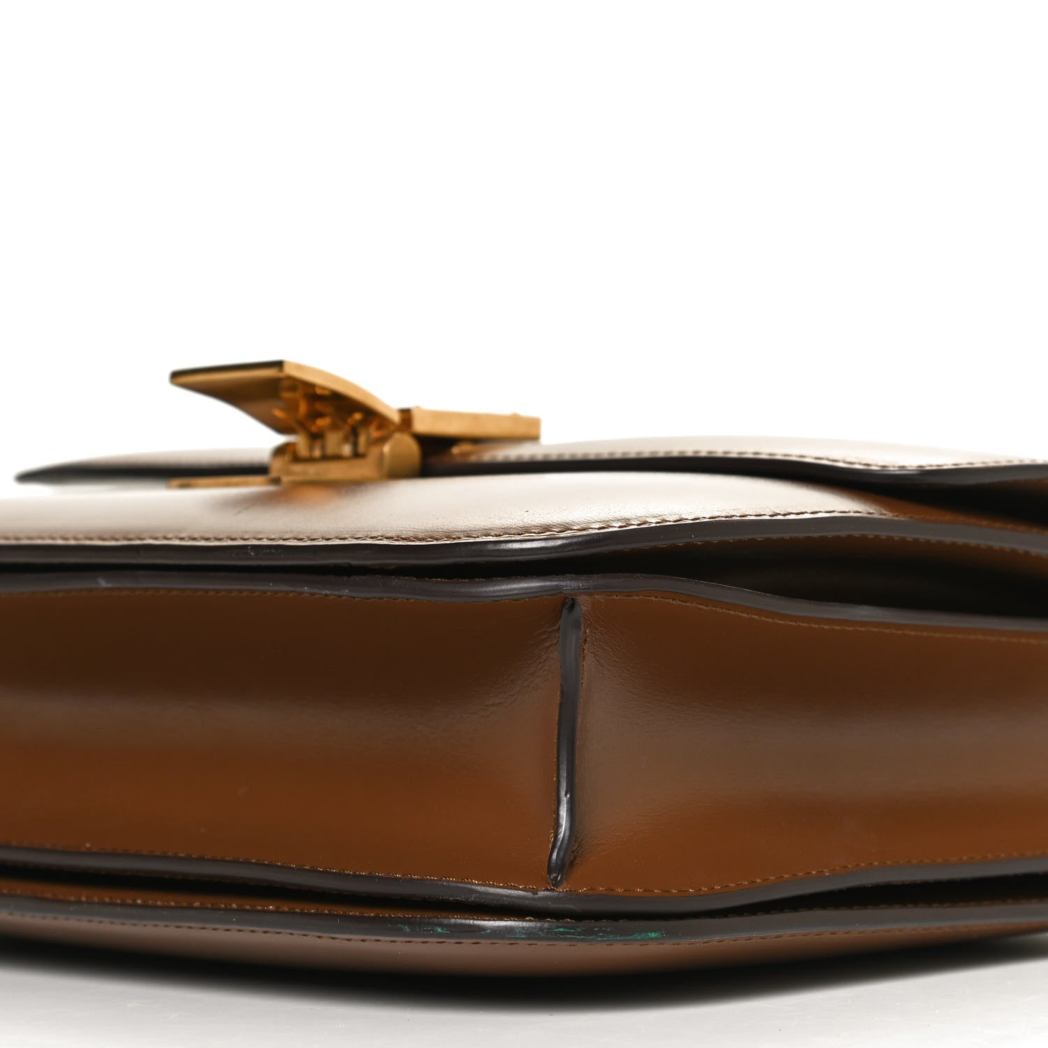 Celine Box Calfskin Medium Classic Box Flap Bag Camel 10 of 12